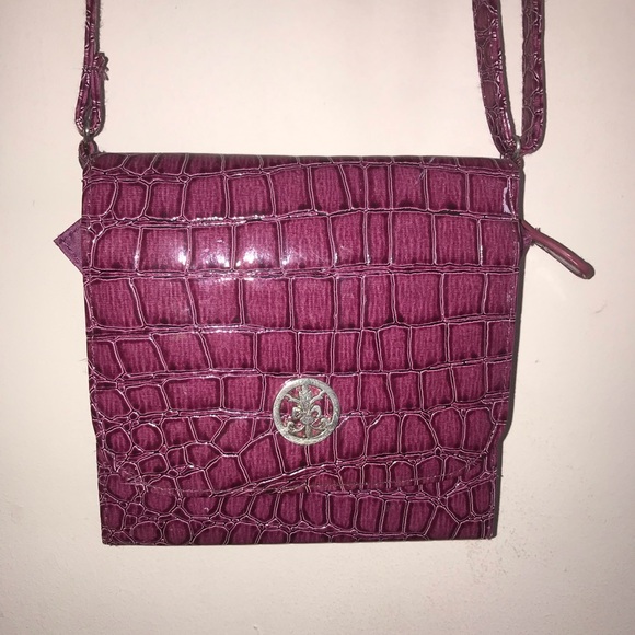 Women’s purple crossbody bag - Picture 1 of 6